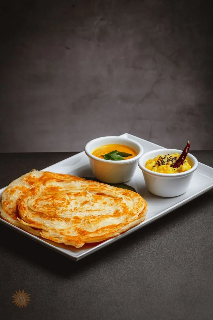 Bhimas flaky parotta platter